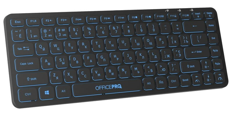 Клавиатура беспроводная OfficePro SK790B Bluetooth Black