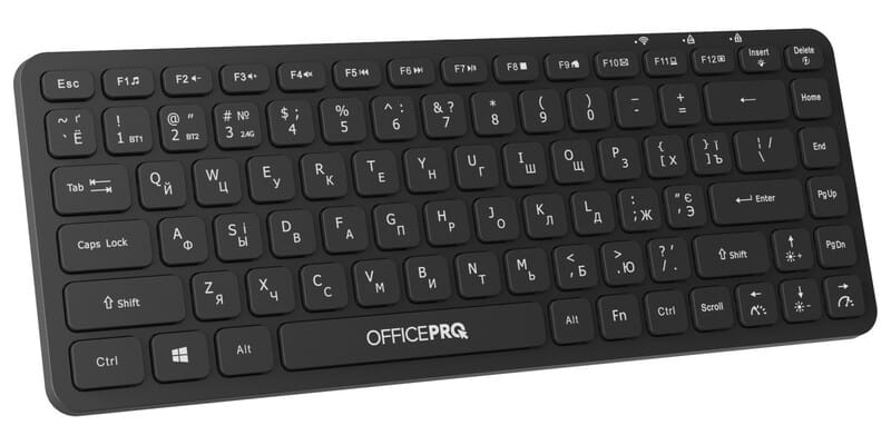 Клавиатура беспроводная OfficePro SK790B Bluetooth Black