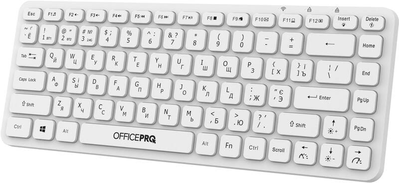 Клавіатура бездротова OfficePro SK790W Bluetooth White