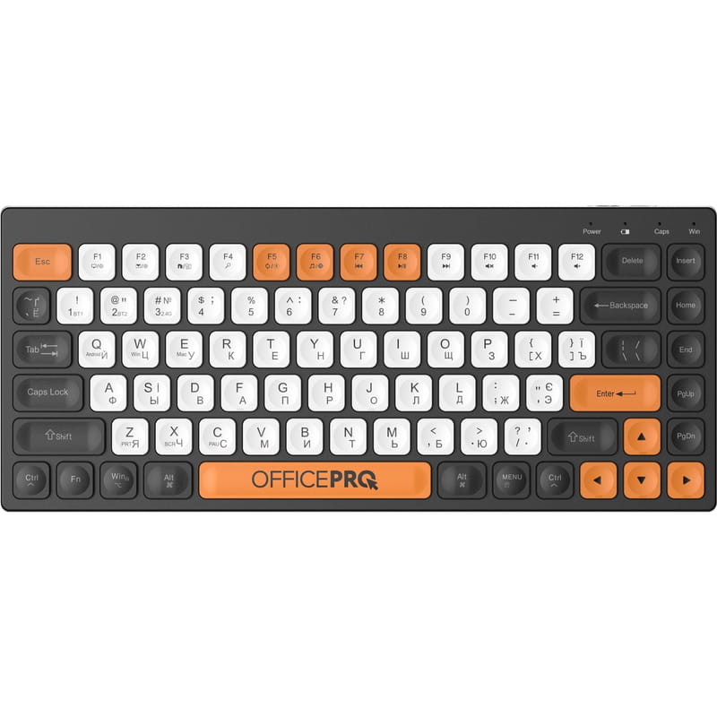 Клавіатура бездротова OfficePro SK955B Bluetooth Black