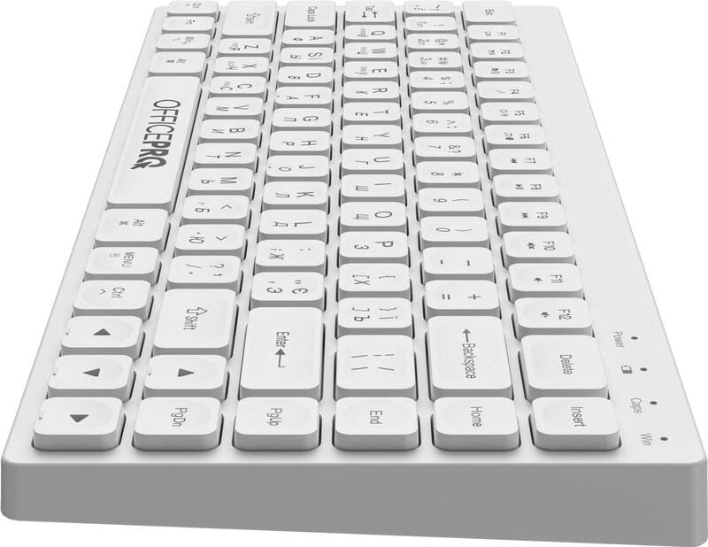 Клавиатура беспроводная OfficePro SK955W Bluetooth White