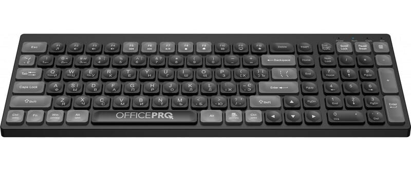 Клавиатура беспроводная OfficePro SK985B Bluetooth Black