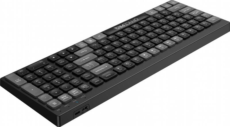 Клавіатура бездротова OfficePro SK985B Bluetooth Black