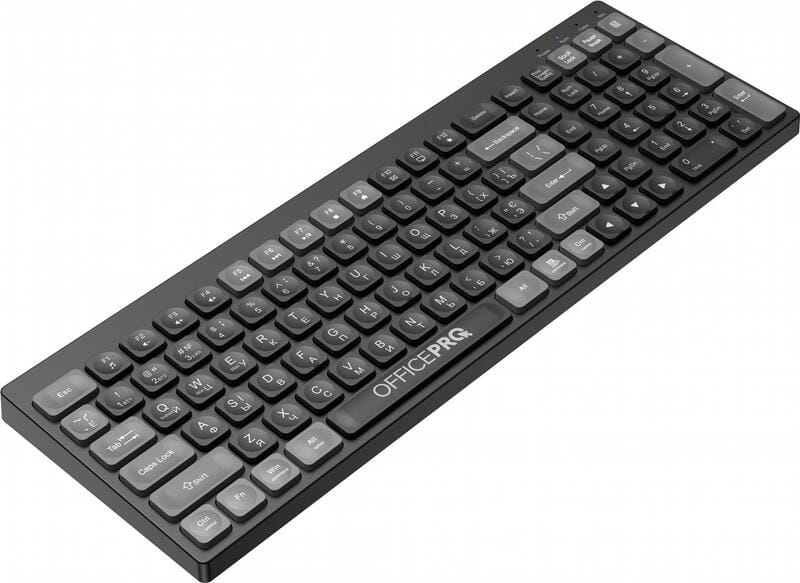 Клавіатура бездротова OfficePro SK985B Bluetooth Black
