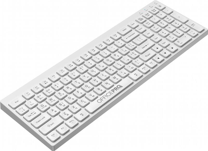 Клавіатура бездротова OfficePro SK985W Bluetooth White