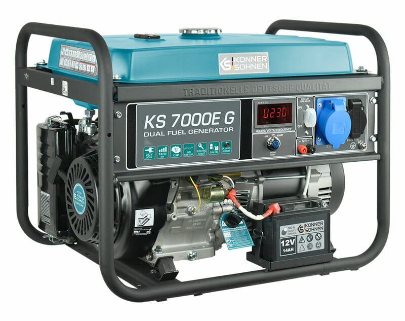 Генератор газобензиновый Konner&Sohnen KS 7000E G