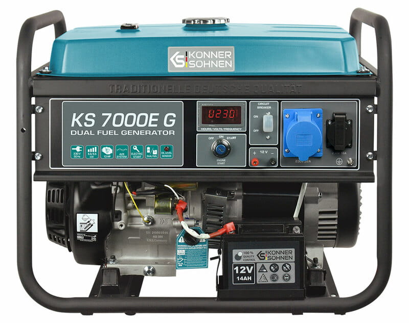 Генератор газобензиновый Konner&Sohnen KS 7000E G