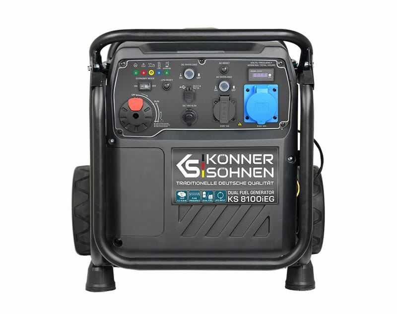 Генератор газобензиновый инверторный Konner&Sohnen KS 8100iEG