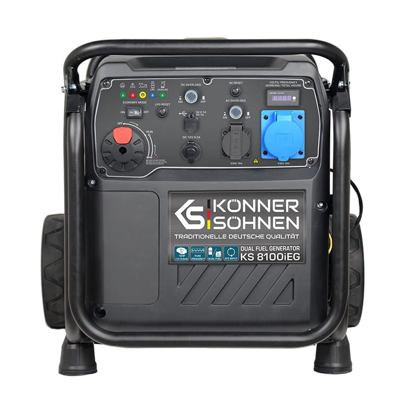 Генератор газобензиновий інверторний Konner&Sohnen KS 8100iEG