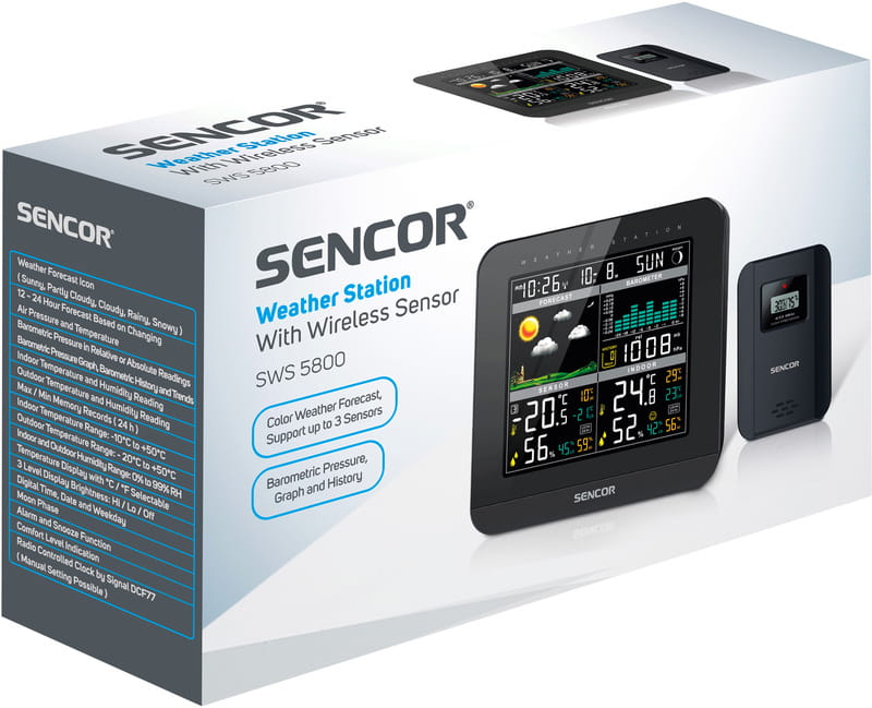 Метеостанція Sencor SWS 5800