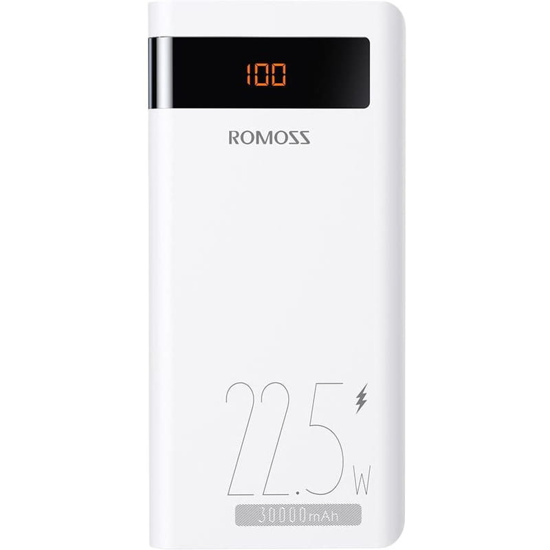 Универсальная мобильная батарея Romoss Sense8PF 30000mAh White (PHP30-852-1735H)