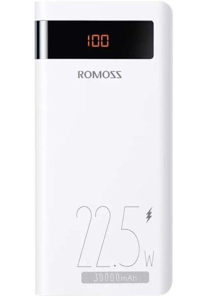 Универсальная мобильная батарея Romoss Sense8PF 30000mAh White (PHP30-852-1735H)