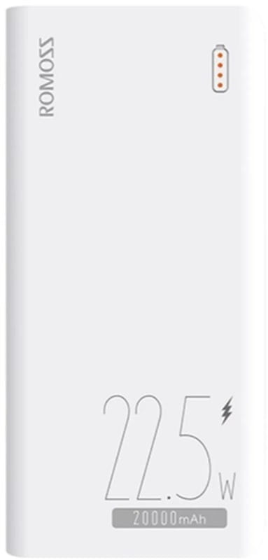 Универсальная мобильная батарея Romoss Sense6F 20000mAh White (PPH80-611-1133H)