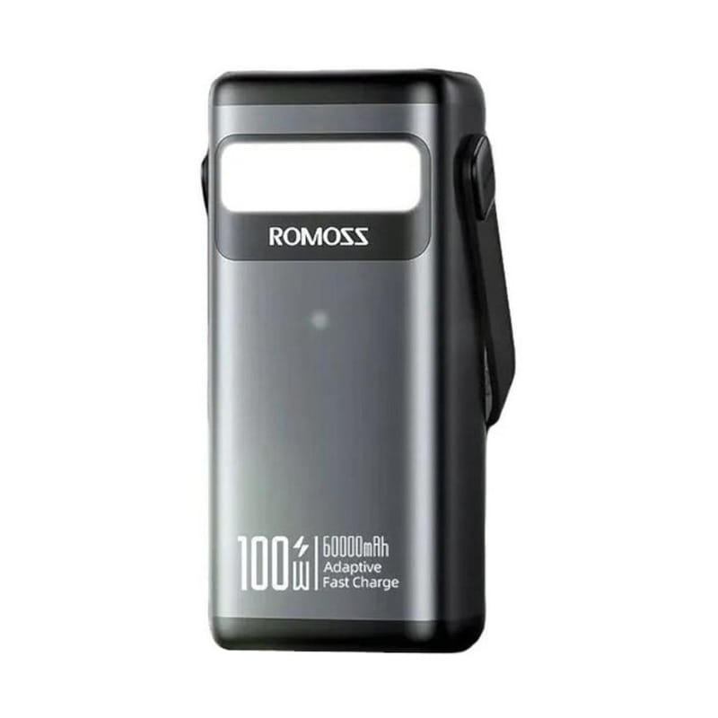 Універсальна мобільна батарея Romoss PMT60 60000mAh Black (PMT60-1D2-2133H)