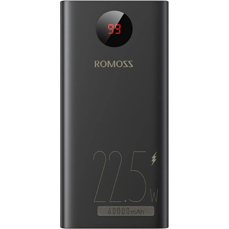 Универсальная мобильная батарея Romoss PEA40PF 40000mAh Black (PEA40-152-2133H)