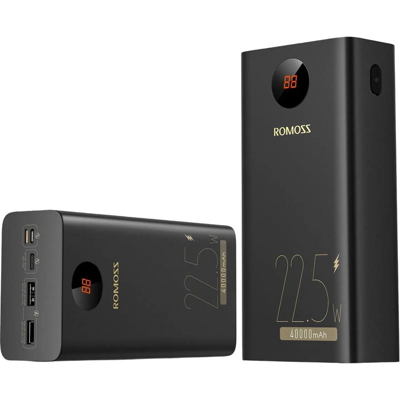 Универсальная мобильная батарея Romoss PEA40PF 40000mAh Black (PEA40-152-2133H)