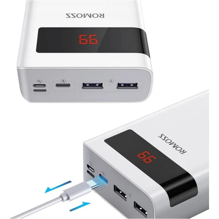 Универсальная мобильная батарея Romoss Sense 8PS Pro 30000mAh White (PHP30-892-1133H)