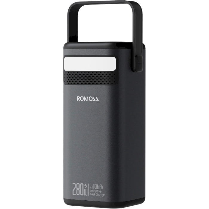 Универсальная мобильная батарея Romoss PMT75 75000mAh Black (PMT75-1E2-2133H)