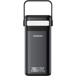Универсальная мобильная батарея Romoss PMT75 75000mAh Black (PMT75-1E2-2133H)