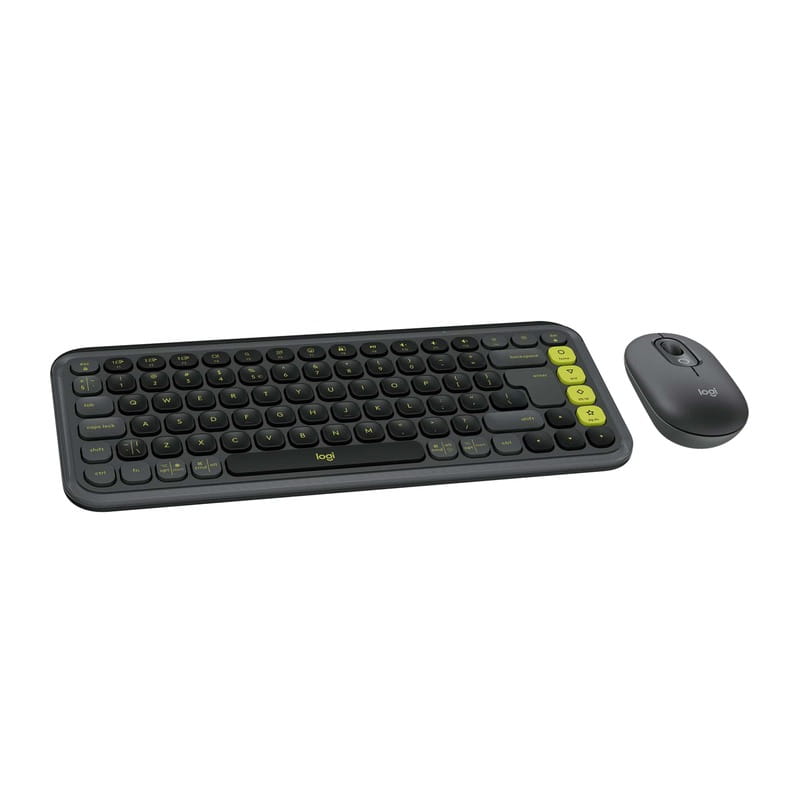 Комплект (клавиатура, мышь) беспроводной Logitech Pop Icon Combo Graphite (920-013156)