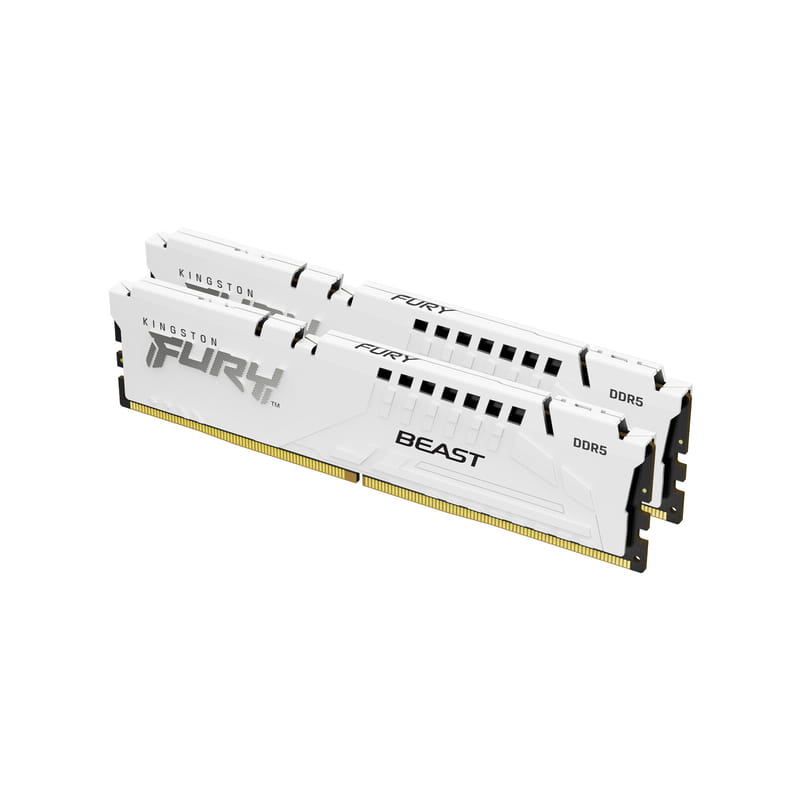 Модуль памяти DDR5 2x32GB/5200 Kingston Fury Beast White (KF552C40BWK2-64)