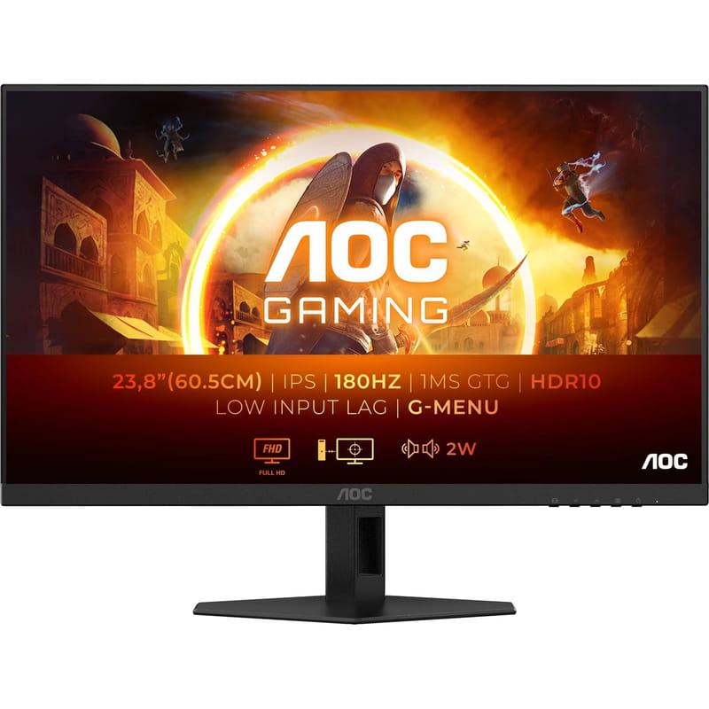 Монiтор AOC 23.8" 24G4XE IPS Black 180Hz