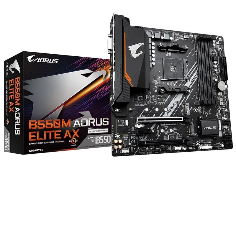 Материнская плата Gigabyte B550M Aorus Elite AX Socket AM4