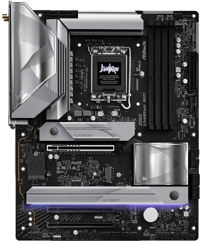 Материнская плата ASRock Z890 Livemixer WiFi Socket 1851