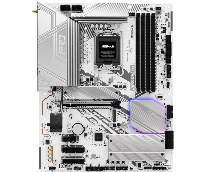 Материнская плата ASRock Z890 Pro RS WiFi White Socket 1851