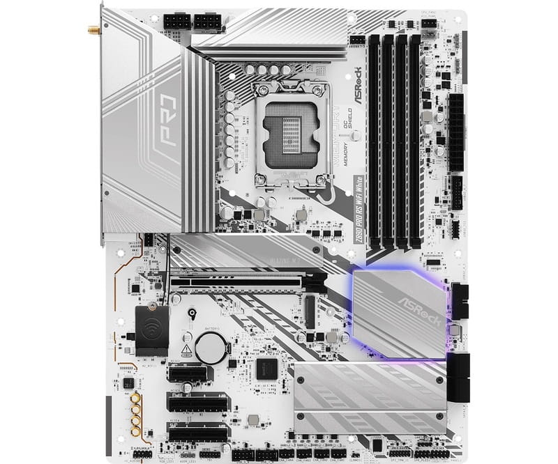 Материнская плата ASRock Z890 Pro RS WiFi White Socket 1851