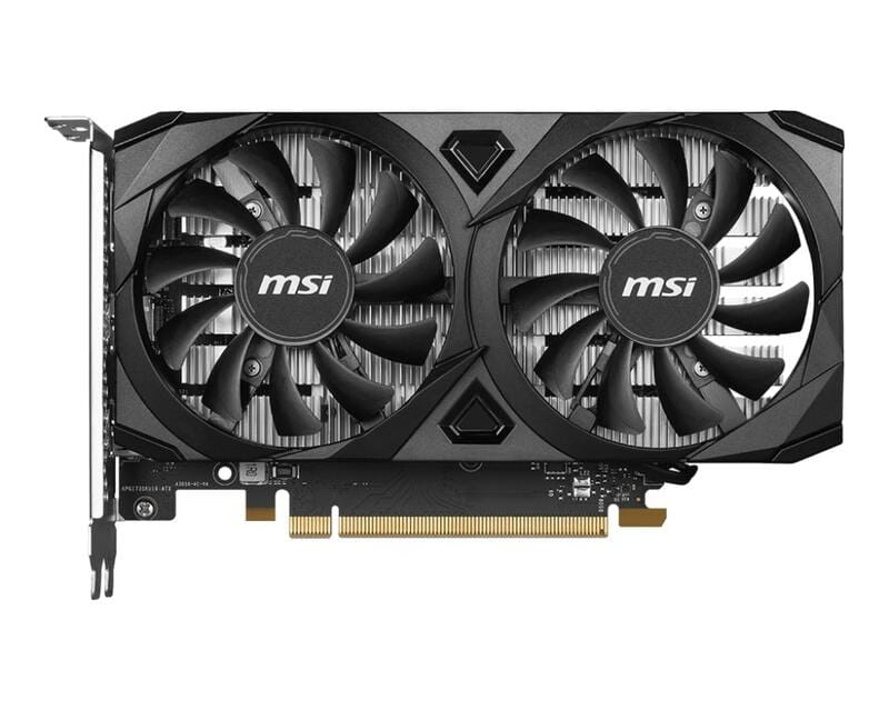 Відеокарта GF RTX 3050 6GB GDDR6 Ventus 2X E 6G OC MSI (GeForce RTX 3050 VENTUS 2X E 6G OC)