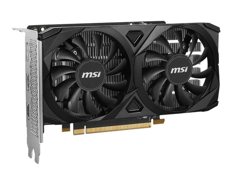 Відеокарта GF RTX 3050 6GB GDDR6 Ventus 2X E 6G OC MSI (GeForce RTX 3050 VENTUS 2X E 6G OC)