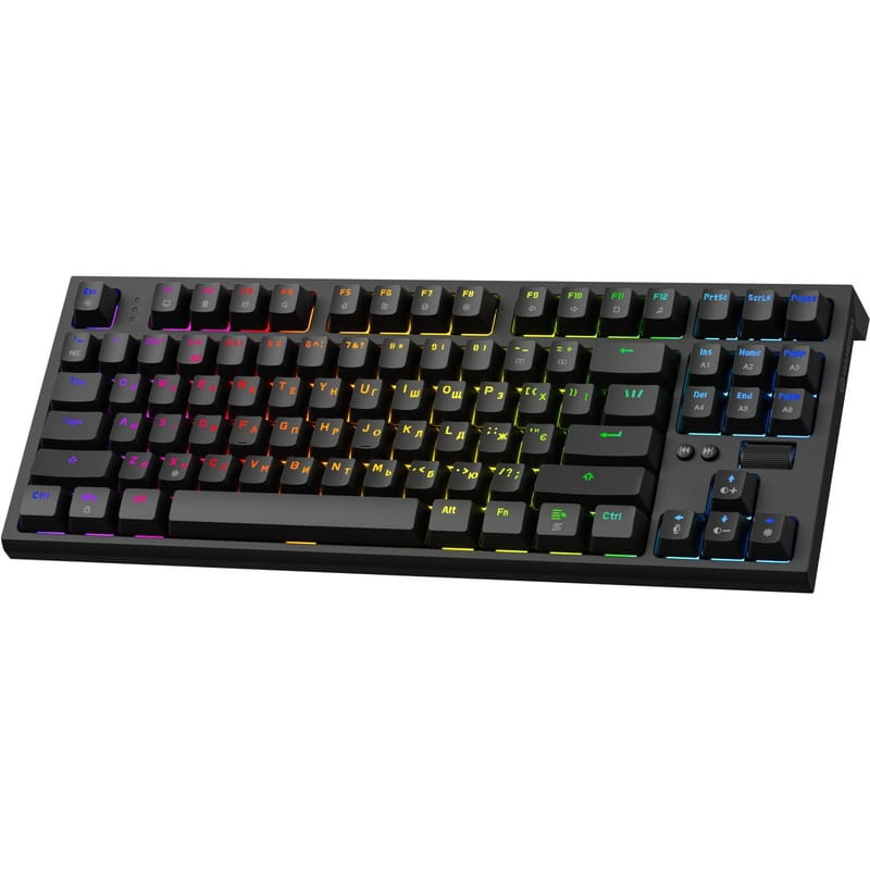 Клавіатура GamePro MK180B Red з Hot-Swap RGB Black