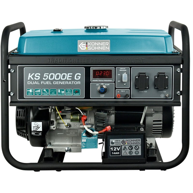 Генератор газобензиновий Konner&Sohnen KS 5000E G