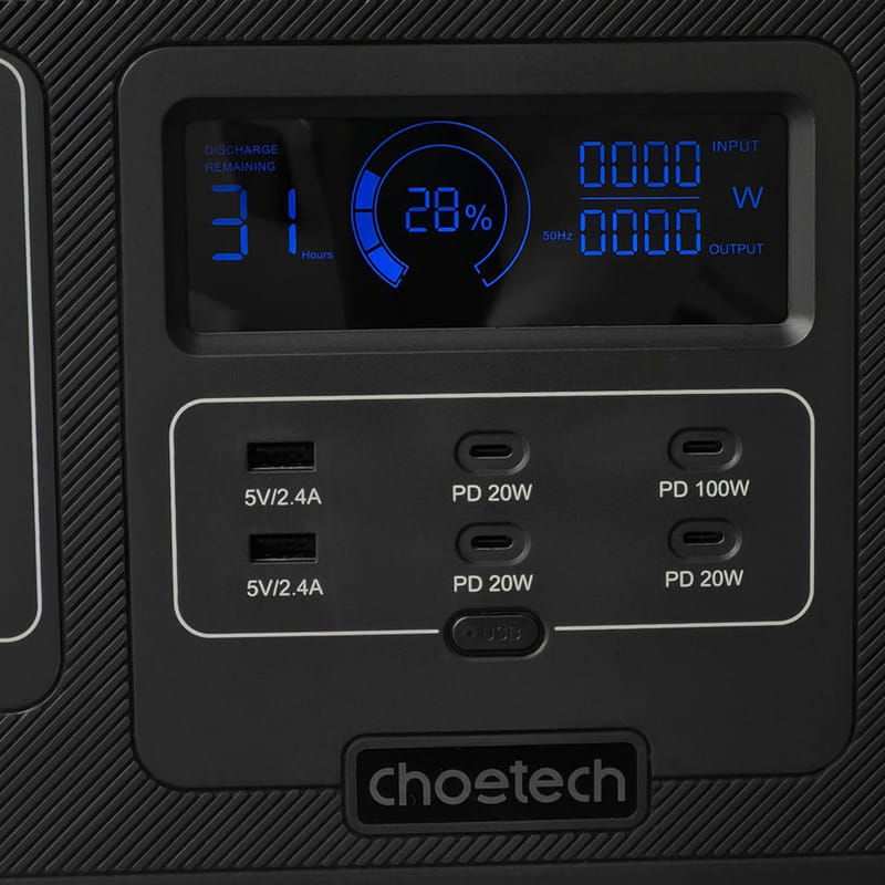 Зарядна станція Choetech 1200W (BS005-EU-BK)