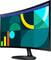 Фото - Монiтор Samsung 24" Essential S3 LS24D360 (LS24D360GAIXCI) VA Black Curved 100Hz | click.ua