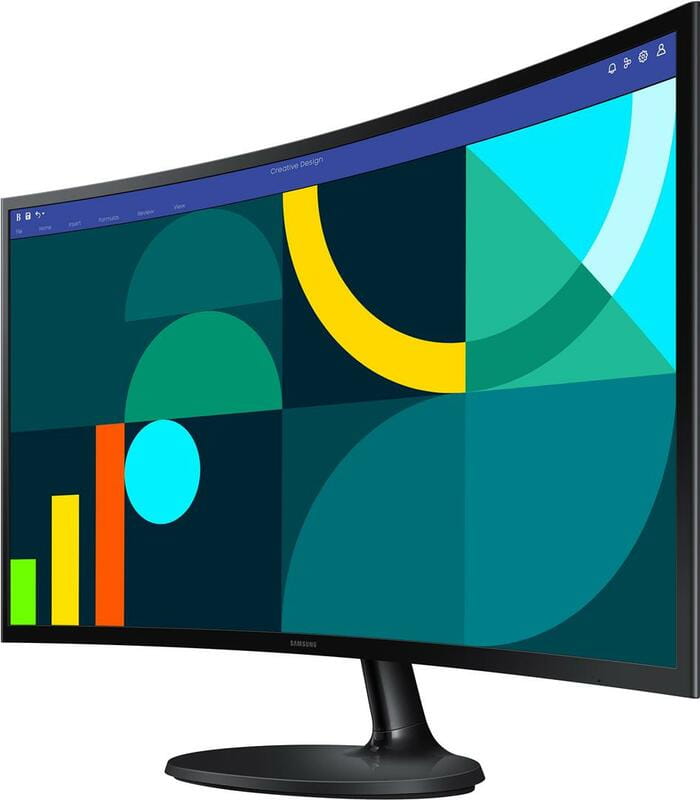 Монитор Samsung 27" Essential S3 LS27D360 (LS27D360GAIXCI) VA Black Curved 100Hz