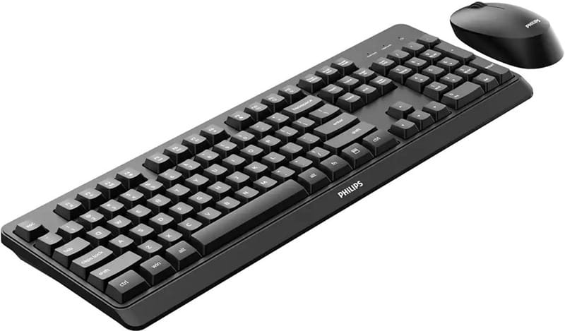 Комплект (клавіатура, миша) бездротовий Philips 6307 Black (SPT6307BL/00)