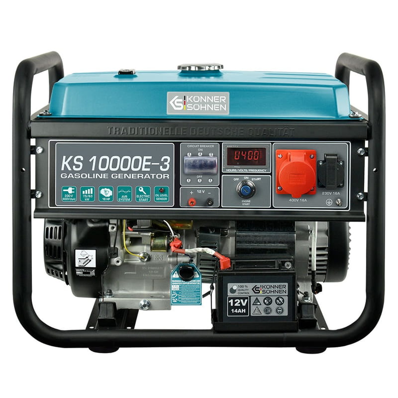 Генератор бензиновый Konner&Sohnen KS 10000E-3