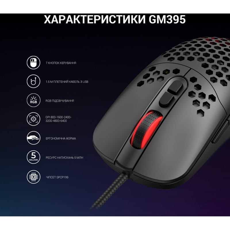 Мышь GamePro GM395 Black