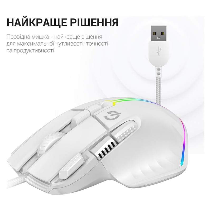Мышь GamePro GM500W White