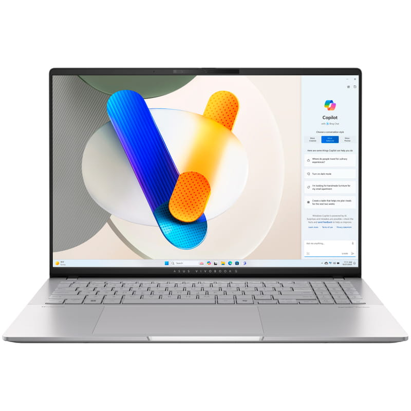 Ноутбук Asus Vivobook S 16 OLED M5606WA-MX023X (90NB14B3-M00140) Cool Silver