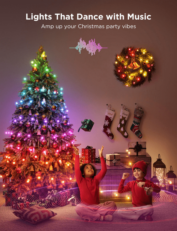 Гирлянда Smart LED Govee H70C2 Christmas Light 10м (H70C13D1)