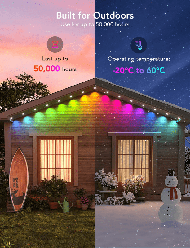 Гірлянда Smart LED Govee H705A Permanent Outdoor Lights 30м (H705A3D1)