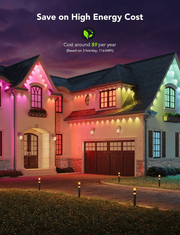 Гірлянда Smart LED Govee H705A Permanent Outdoor Lights 30м (H705A3D1)