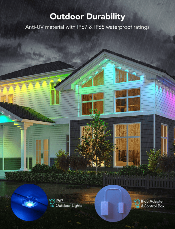 Гірлянда Smart LED Govee H705A Permanent Outdoor Lights 30м (H705A3D1)