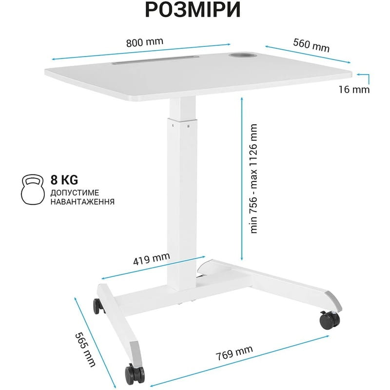 Компьютерный стол Officepro ODM380W