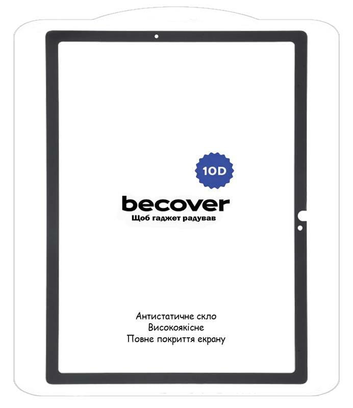 Защитное стекло BeCover 10D для Samsung Galaxy Tab S9 FE (SM-X510/SM-X516B) 10.9" Black (710584)