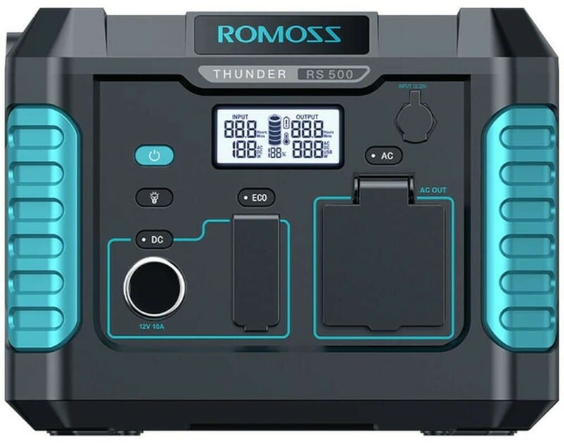 Зарядна станція Romoss RS500-2B2-G153H, 400Wh, 500W, Li-ion