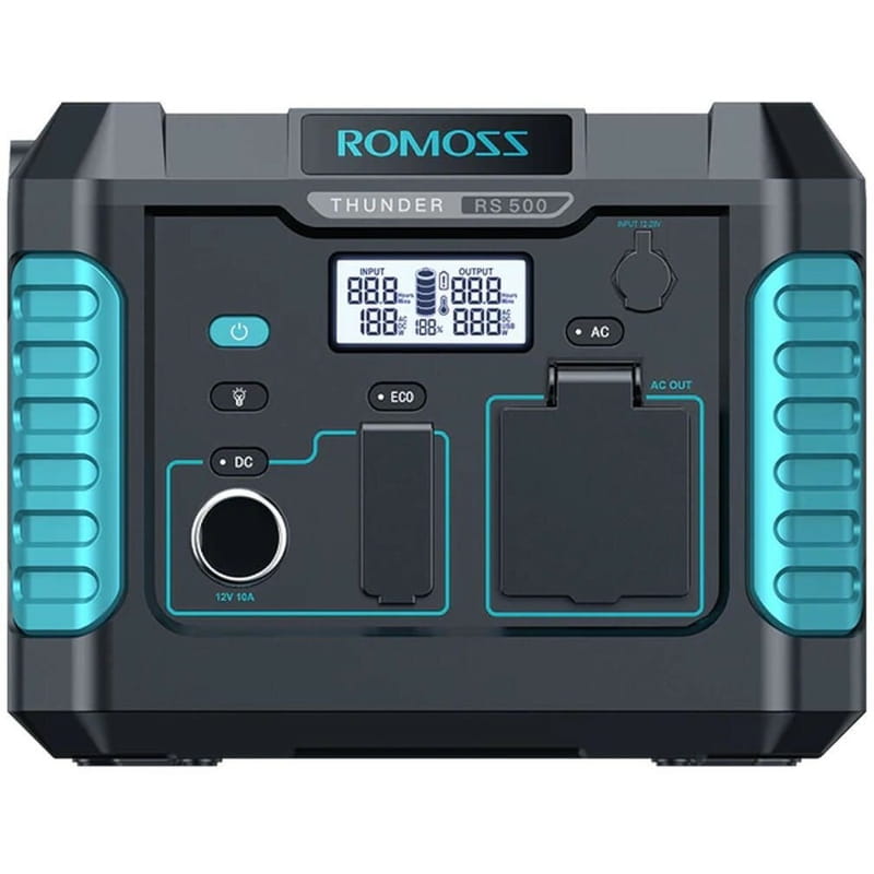Зарядна станція Romoss RS500-2B2-G153H, 400Wh, 500W, Li-ion